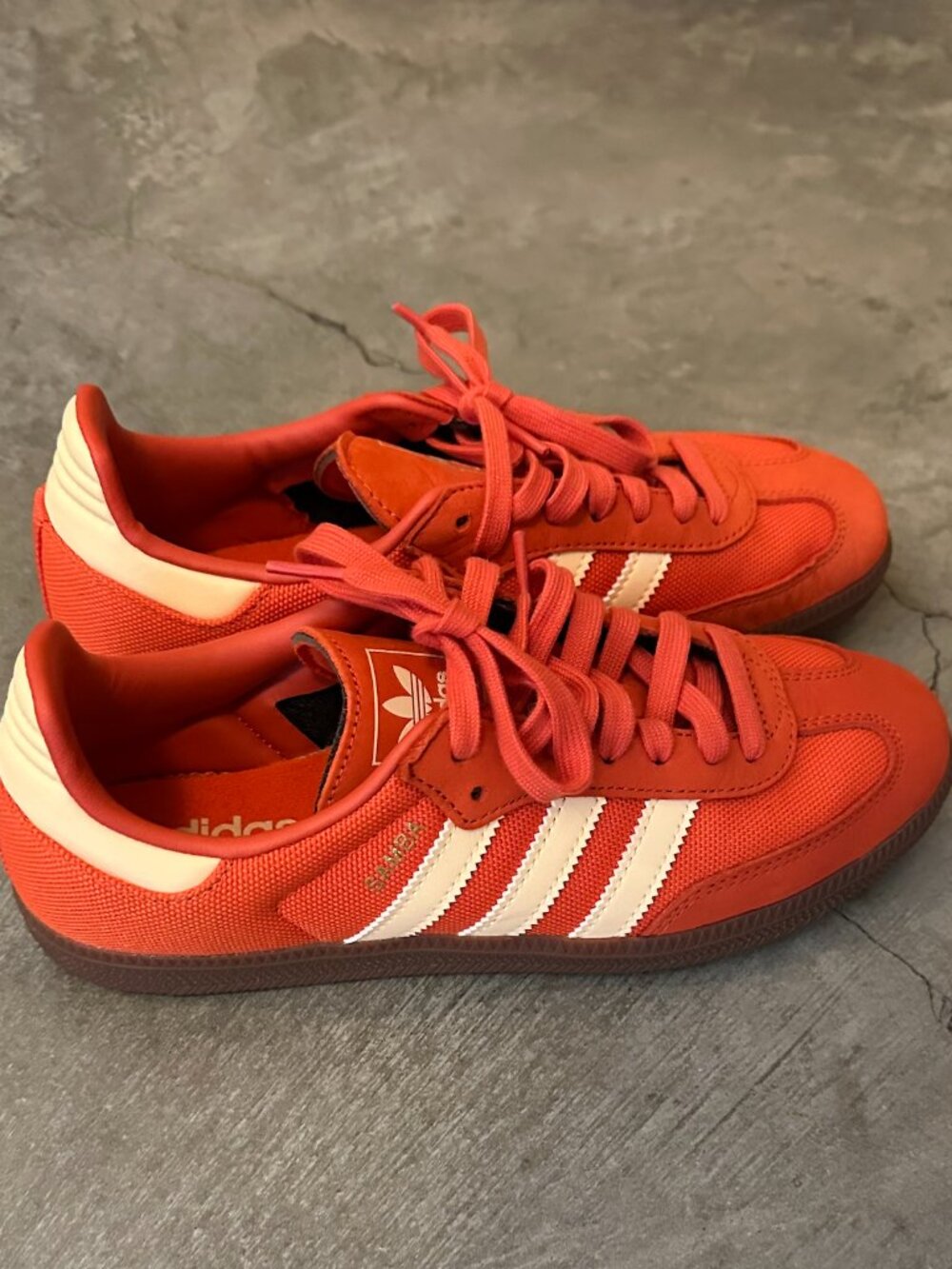 adidas Samba OG in Collegiate Orange (never worn!)